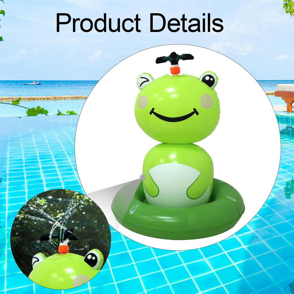 Frog Bath Sprinkler Toy for Summer on The Grassland Fighting Water Spray Toys