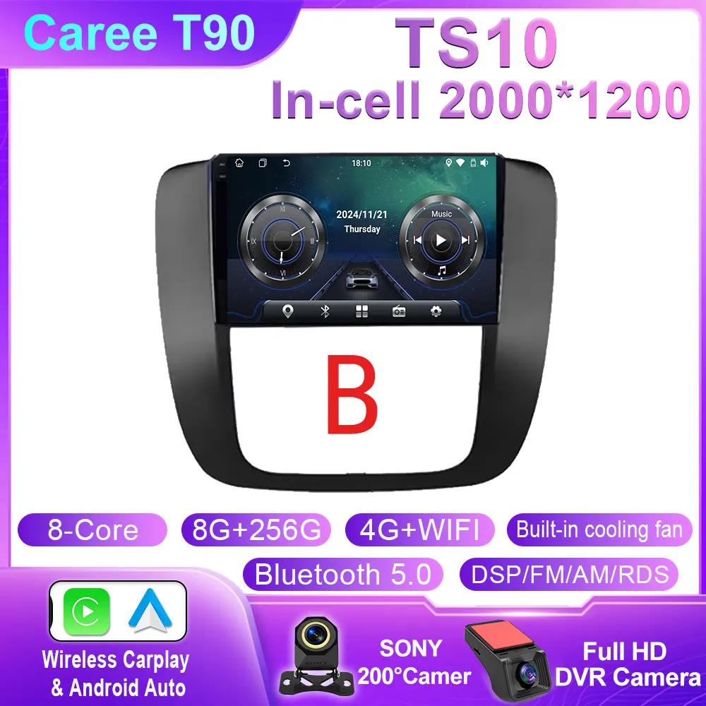 Android Car For GMC Yukon Chevrolet Tahoe Suburban 2008-2012 GPS Navigation Multimedia Player Stereo Head Unit QLED Screen 5G BT
