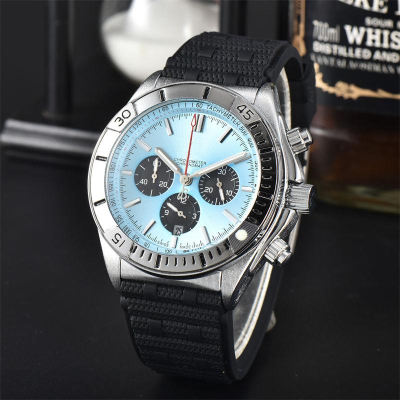 Men's Fashion Business Quartz Watch Multi-function Chronograph Wristwatches Sport Casual Watches