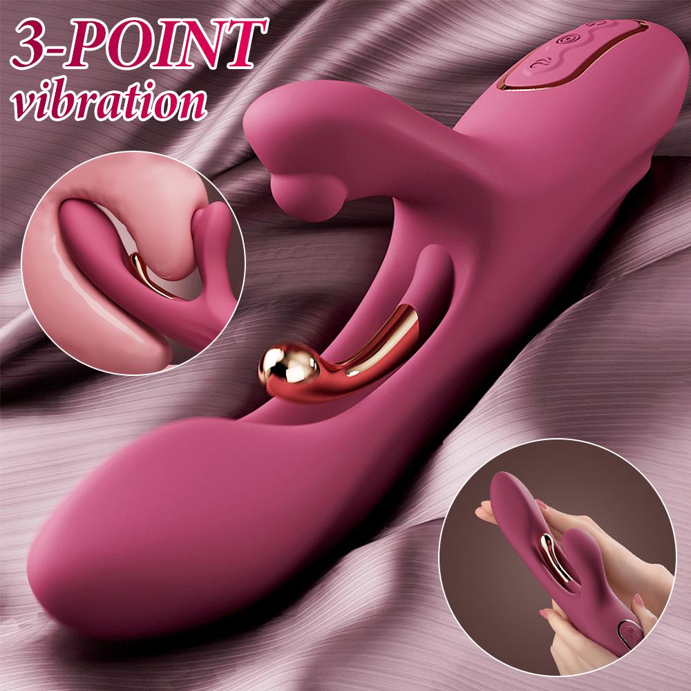3in1 Thrusting Dild Vibrator for Women G-spot Stimulator masturbatorClitoris Stimulator Sex Toys Female Goods for Adults Sex Toy