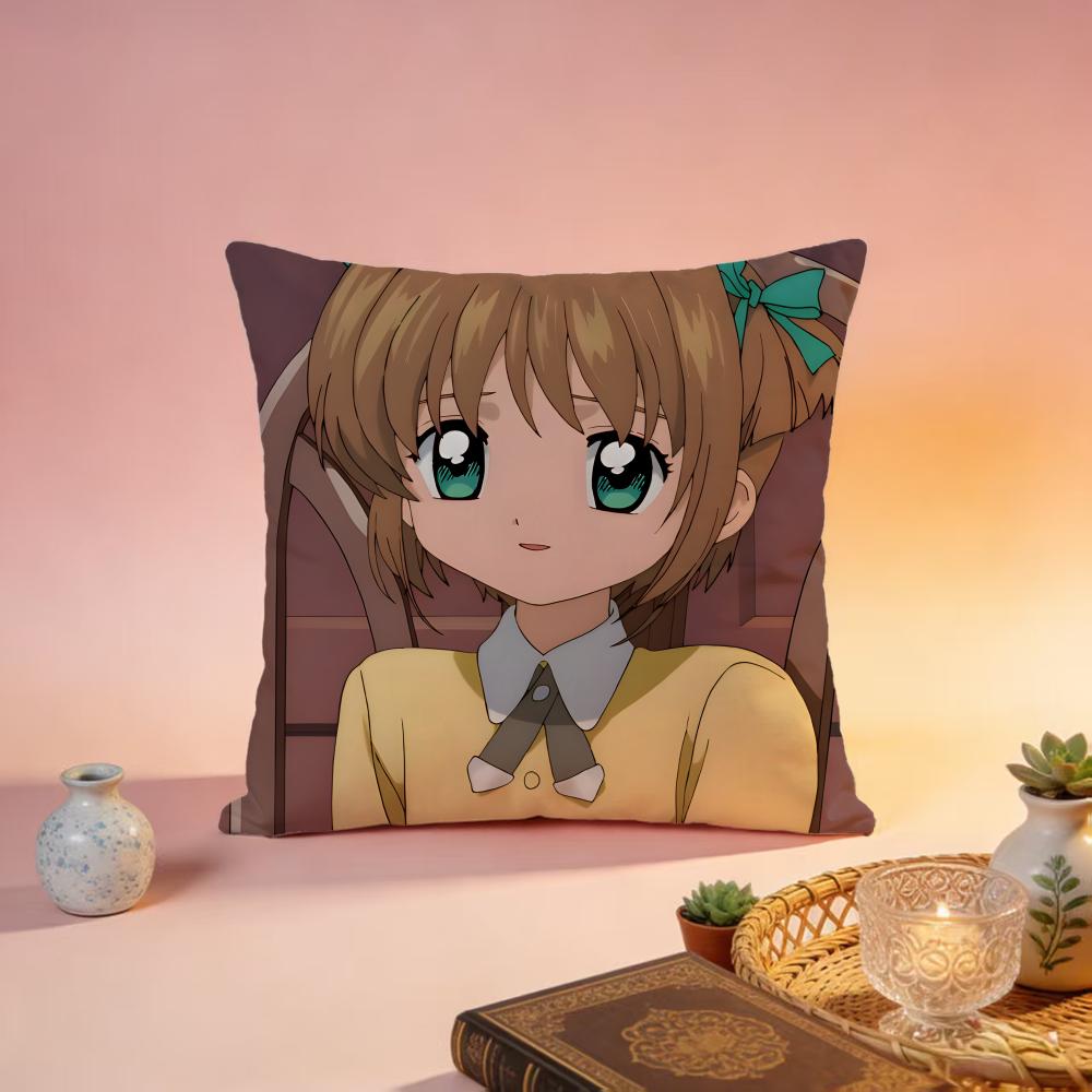Trending CCardcaptor Sakuraed Cushion Cover Premium SkinFriendly Pillow Case MultiPurpose for Home Office Travel
