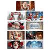 Christmas Background Cloth 480x210cm Large Holiday Party Backdrop for Wall Decor Easy Install Photo Booth Prop