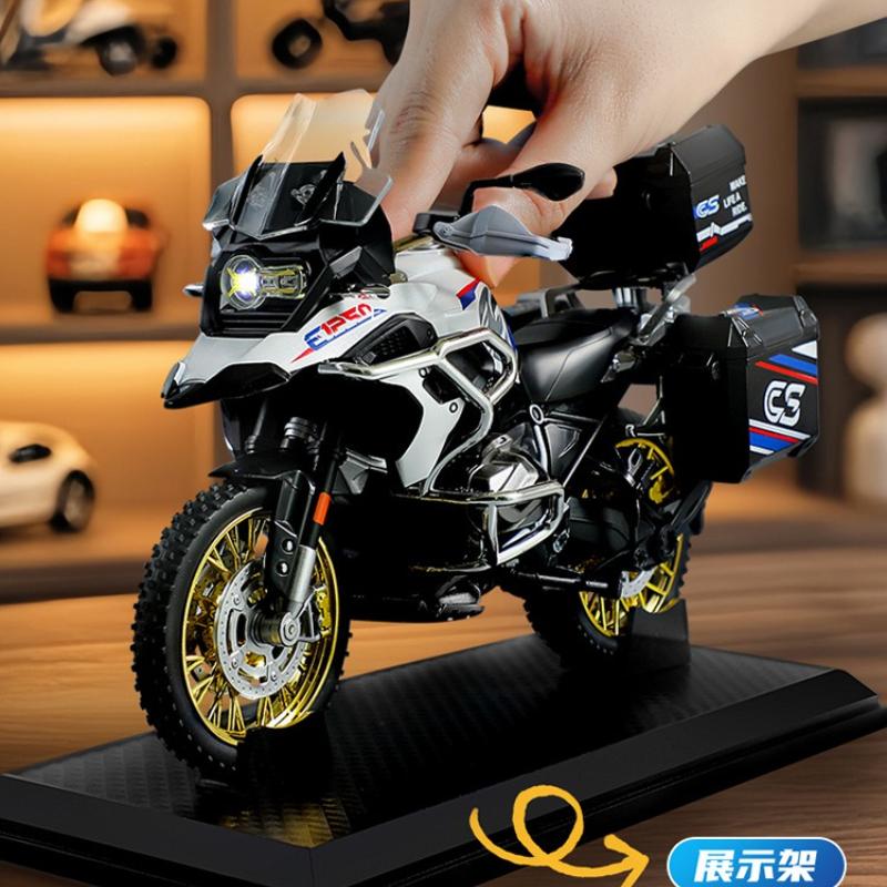 1:10 R1250 Gs Water Bird Motorrad Simulation Legierungsmodell Mit Lichtsammlung Modell Spielzeugauto Sammlung Kinder Spielzeug Geschenk