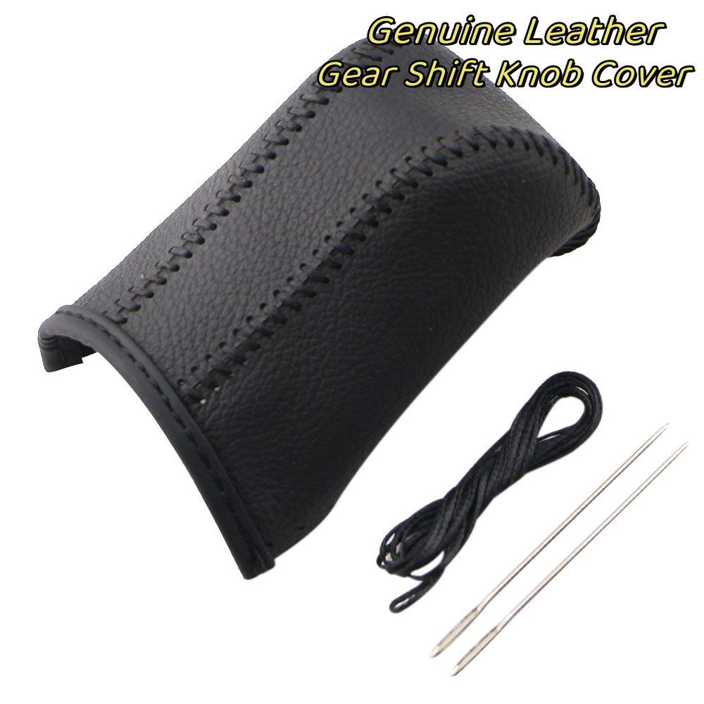 Leder-Schaltknaufabdeckung für Toyota Corolla Rav4 Rav 4 2014-2019 Automatische handgenähte DIY-Schaltmanschetten