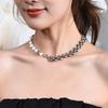 Fashionable Choker Eyecatching Necklace With Luxurious Baroque Pearls And Vintage Elements Inspired