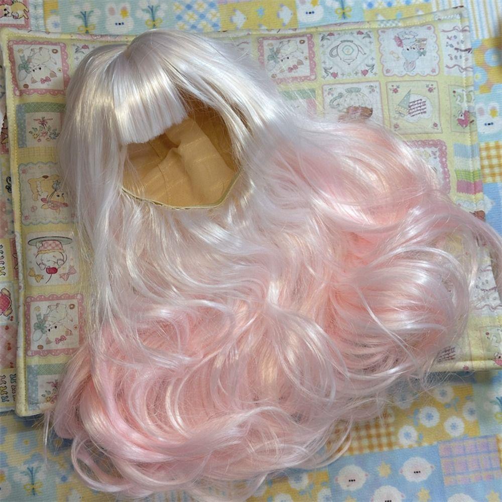 

Chemical Fiber Plush Doll Wigs Clamping Idol Star Doll Hair Ponytail Cotton Doll Wig BJD Doll style E
