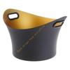 Elegant Stainless Ice Bucket with Handle Large Capacity Ingot Ice Pail Ice Container for Parties and Picnics 55KF