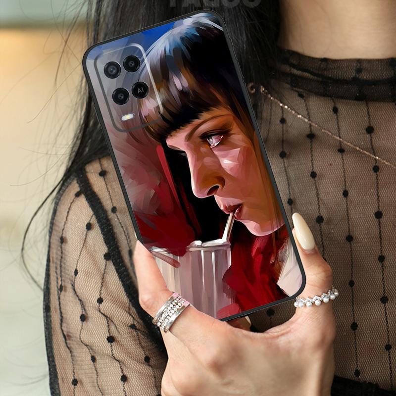 Pulp Fiction Movie Poster Case For Oppo A78 A98 A18 A38 A58 A60 A80 A40 A96 A76 A16 A94 A74 A54 A15 A17 A57 A77 A5 Pro