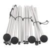 1Pc 5Section 1.6/2M Aluminum Alloy Adjustable Shelter Awning Support Pole Foldable Beach Canopy Tent Pole Shelter Tarp Pole
