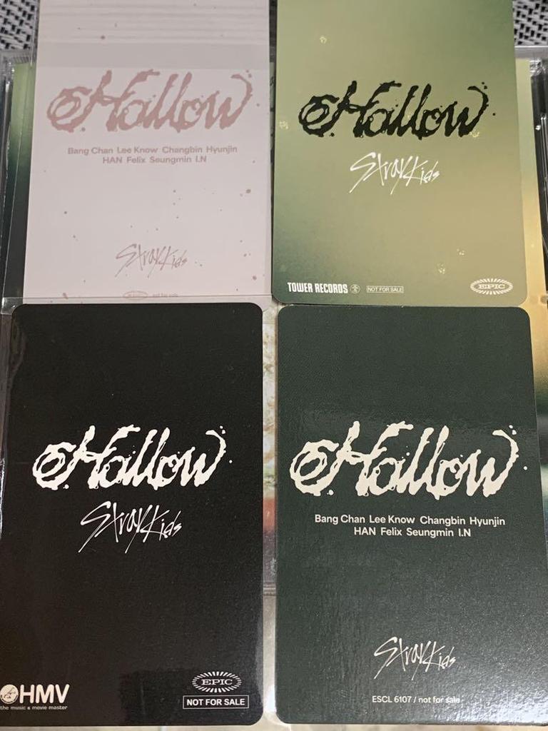 [USED] No serial number Stray Kids Hollow album + 4 types of handbags included