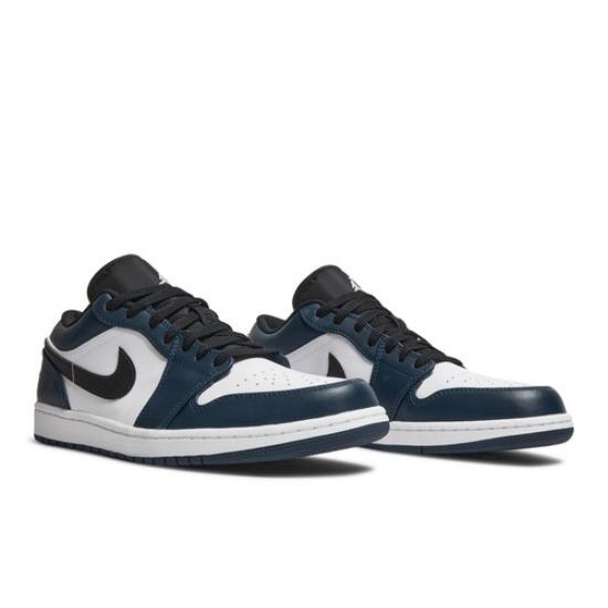 

Air Jordan 1 Low Dark Teal 553558-411 EU 44.5 Темно-синій/білий