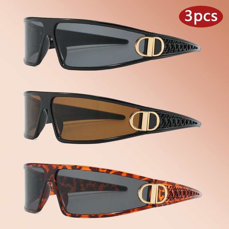 

3pcs Classics Headband Sun Glasses Sports UV Orotection Sunglasses High-Grade Personalized Fashion Outdoor Cycling Eyeglasses