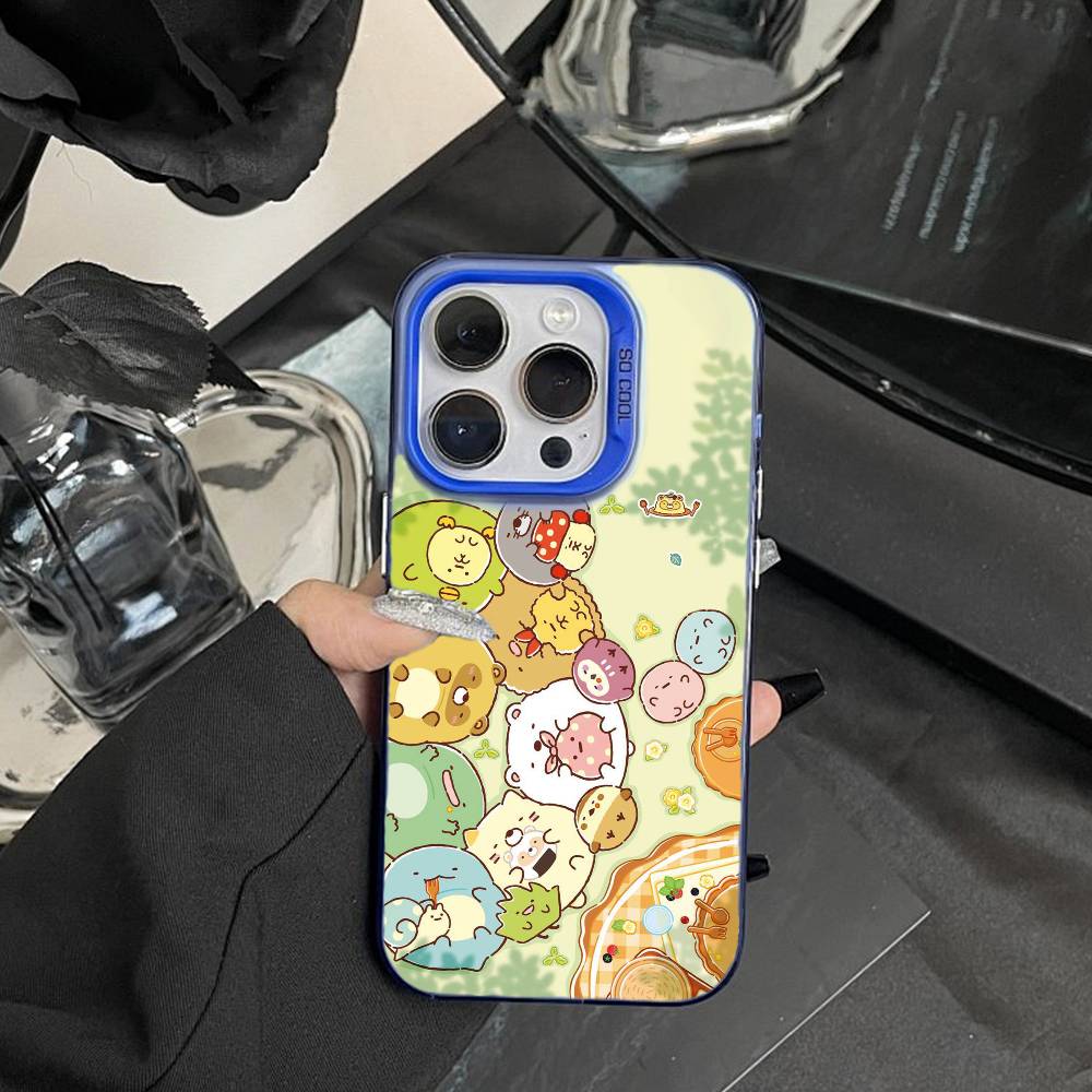 

H-Sumikko Gurashi Phone Case For iPhone 17,16,15,14,13,12,Pro MAX Black Matte Shockproof Cover iPhone17air