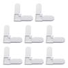 5/16x3/4Inch L Type Window Screen Frame Corner Connector Plastic Screen Corner Brackets For Home Renovation Enduring