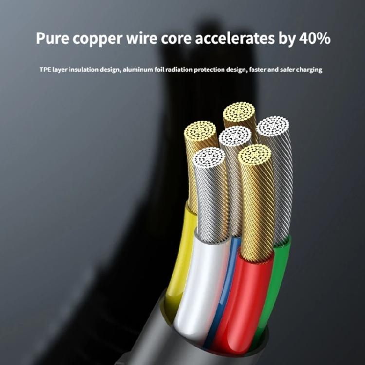 Fast Charging 65W USB To USB C Male to Male Cable Tip Metal Braided Power Delivery Connector Data Cord For Phone Accessories