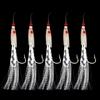 New Multi-Color Shrimp Bait Fishing Lures Set Soft Silverskin Lure With Barbed Hook Fishing Tackle For Freshwater Saltwater