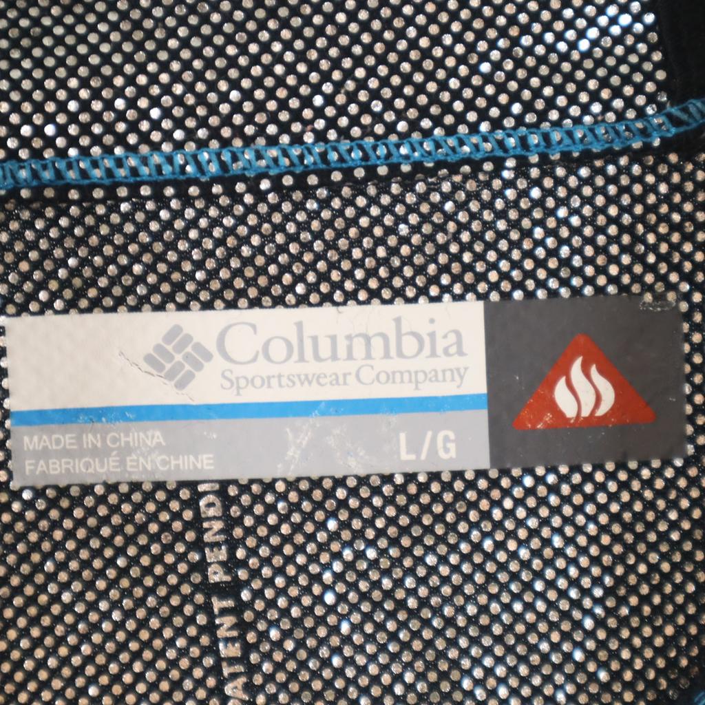 Columbia Long Sleeve Half Zip Wear L Black Outdoors Women Used