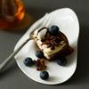 Ultra-thin Bone China Dinner Plate White Irregular Ceramic Plate Sauce Dish Snack Tray Dessert Bowl Serving Plates Cake Pan