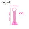 Transparent Dildo Suction Cup Jelly Dick Women Sex Toys Soft  Masturbators Penis