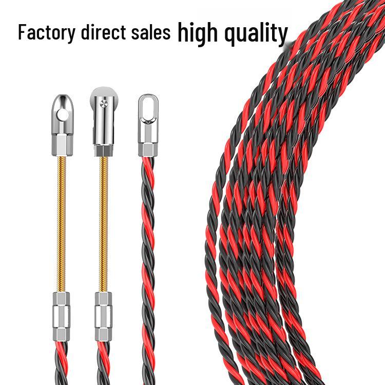 Electrician's Wire Threading Tool - Three-Strand Puller for Wall Wire Installation
