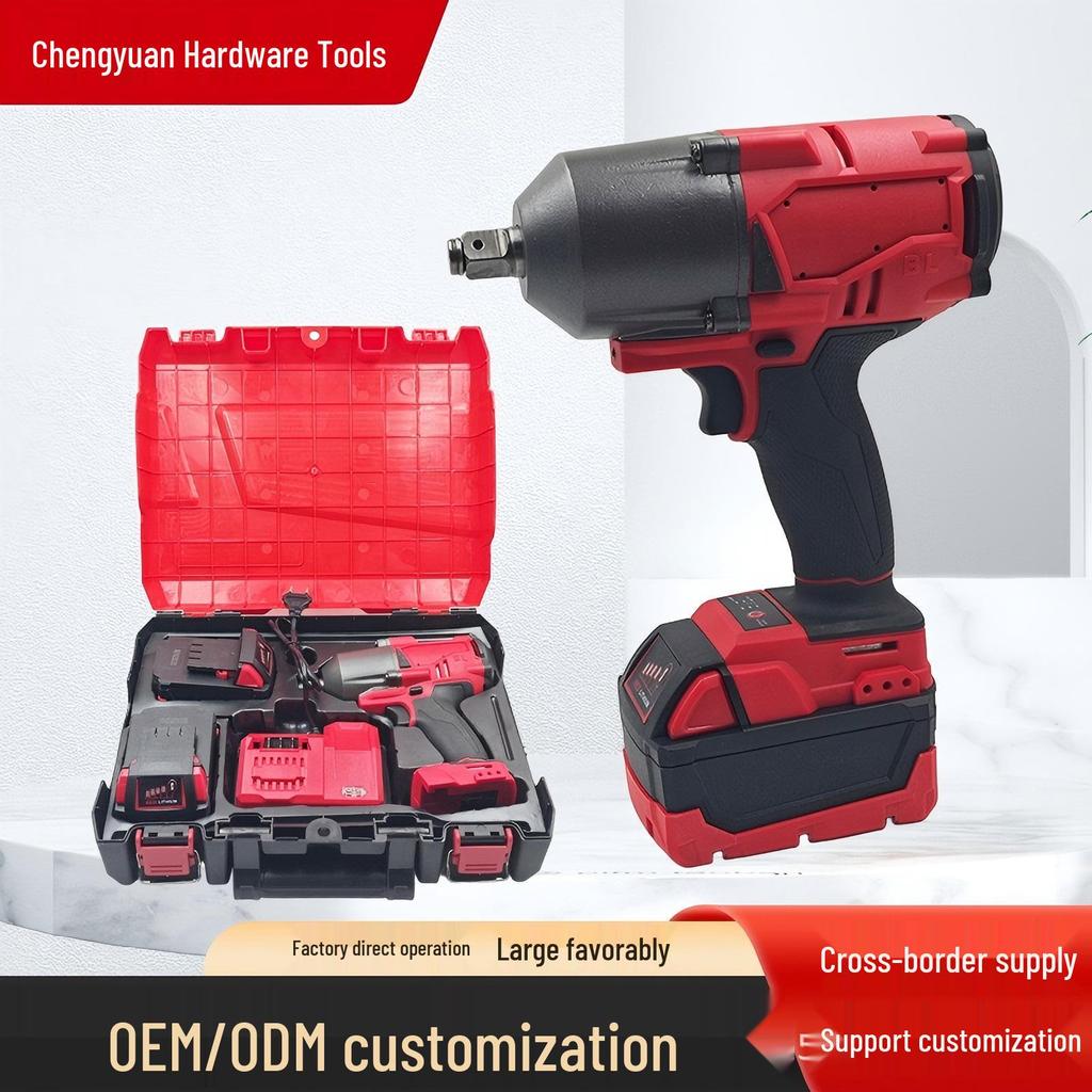 Milwaukee-Style Multifunctional Electric Wrench with Lithium Battery for Auto Repair and Industrial Use