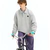 Fingercroxx IT Men's Fleece-Lined Loose Fit Lapel Sweatshirt
