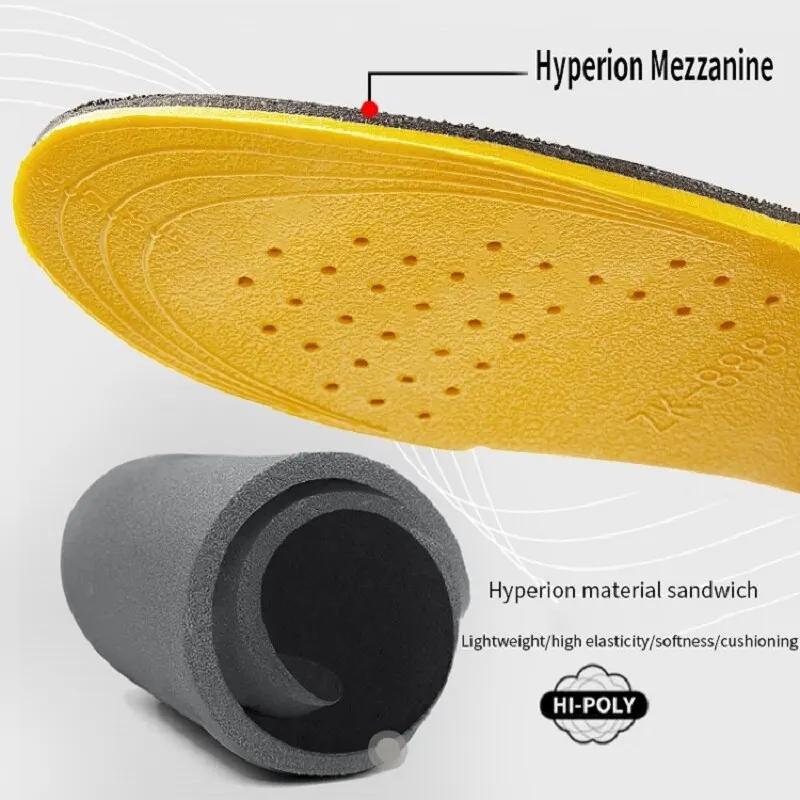1Pair Boost Sports Insole for Feet Comfort Plantar Fasciitis Women Shoes Height Increase Insoles Sole Shock Absorbing Shoe Pads