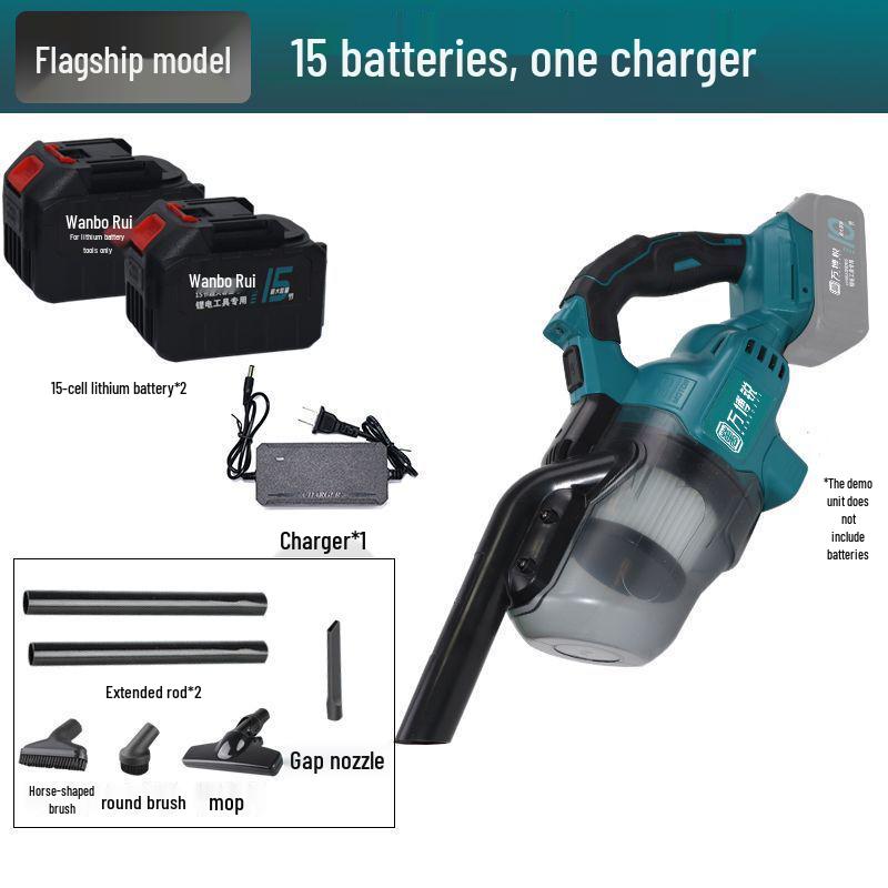 High-Power Wireless Auto & Home Vacuum Cleaner - Strong, Automatic Dust Collector