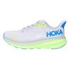 HOKA Clifton 9 Running Medium Gray with Flash Yellow Sneakers for Jogging and Walking Shoes, (1127895-STLC), (Medium Gray/Size 29.0/Men's)