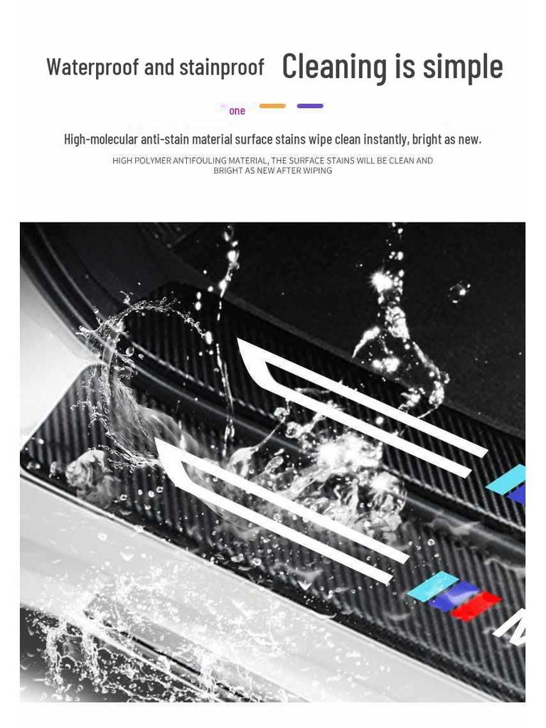 Interior Accessories for Geely Emgrand 4th Generation: Door Sill Stickers