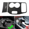 Carbon Fiber Gear Shift Panel Cover Fit For Jeep Grand Cherokee 2014 -15 Limited