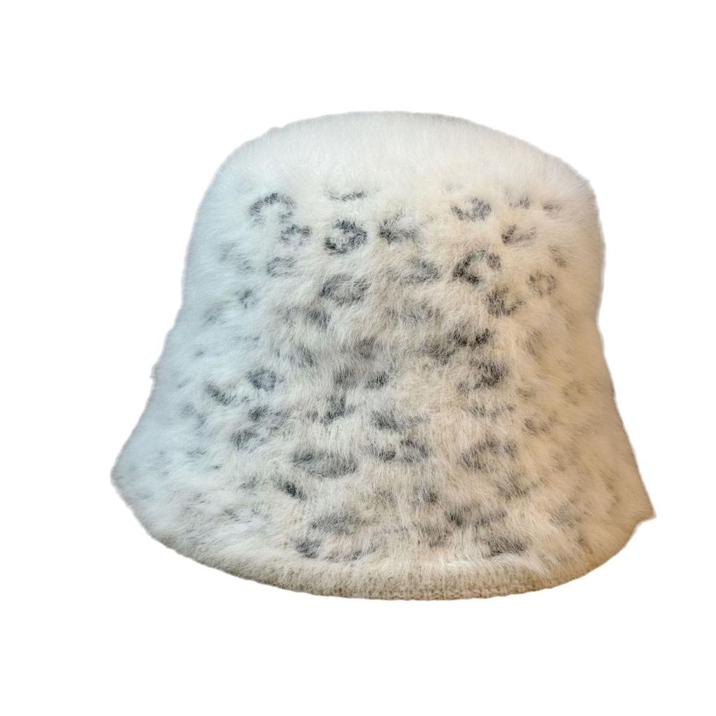 Autumn and Winter New Plush Fisherman Hat for Women Without Makeup To Cover Face Keep Cold and Warm Show Face Small Basin Hat Trendy