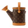 Monogram Coated Canvas With Cow Leather Shoulder Bag, Crossbody Bag, Handbag Womens Brown