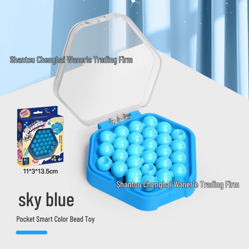 Colorful Bead Puzzle Ball: Inspires Logic, Thinking & Intellectual Growth with Multiple Levels.