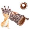Safe Portable Folding Collapsible Fabric Tunnel Toy for Pet Cat Dog Rabbit(Giraffe)