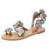 Široké klínové sandály pro ženy Dámské pantofle Svatební sandály Banketní Svatba Plážové boty Sandales Femmes éTé