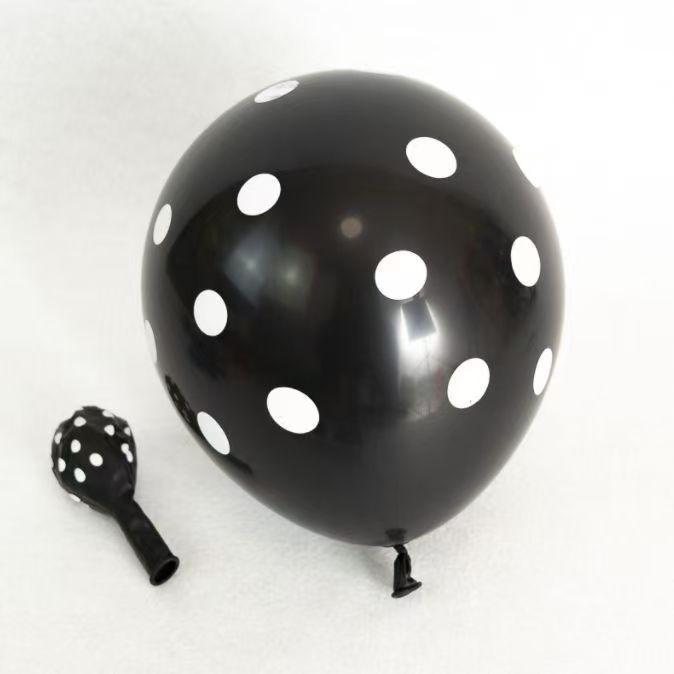 Candy Color Polka Dot Balloons 12" 280g for Children's Day & School Event Decoration