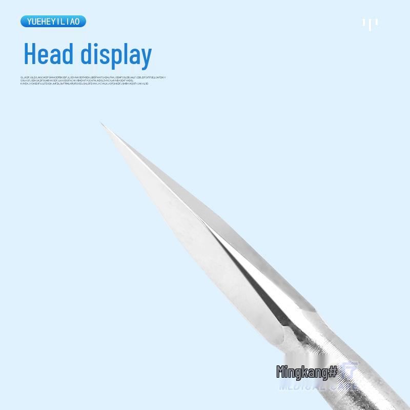 Disposable Triangular Acupuncture Needle - Non-Sterile for TCM Bloodletting, Acne, Blackheads
