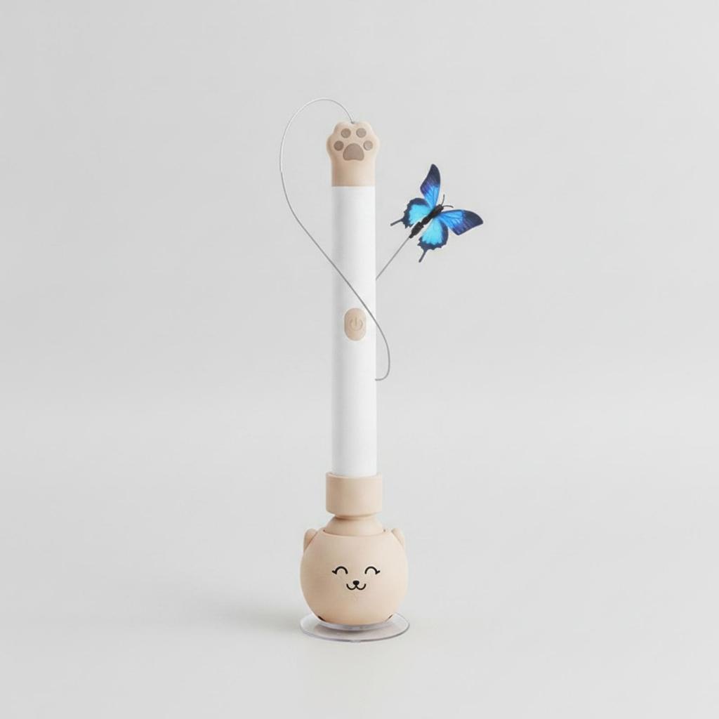 Cat Toy with Suction Cup Rechargeable Electric for Home