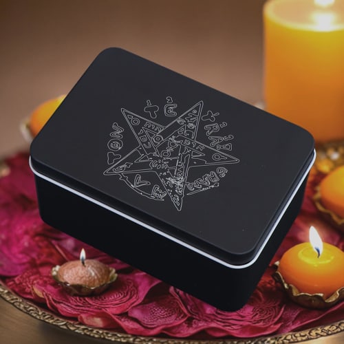 Tarot Card Case Holder, Tarot Card Holder Storage - Portable Tarot Organizer Storage Case Holder for Board Game Cards