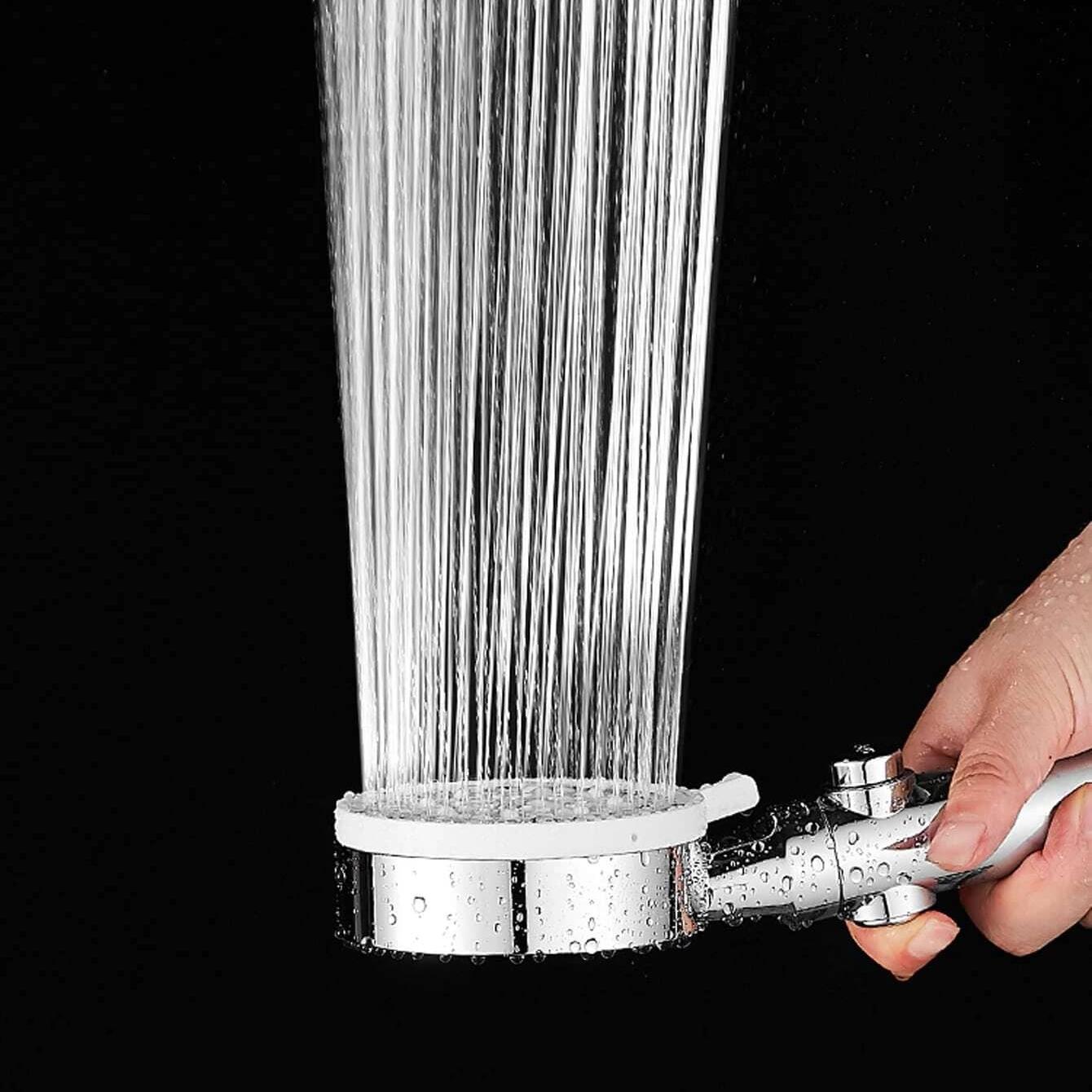 

Shower Head Water Saving 5 Mode Adjustable High Pressure Shower One-key Stop Water Massage Eco Shower Bathroom Accessories