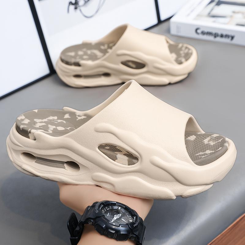 New Men's Sandals Big Size Thick-soled Lightweight Slippers Men's Fashionable Casual Sports Sandals Breathable Beach Shoes Men