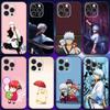 Anime G-GinTama Phone Case For iPhone 16e,16,15,14,13,12,11,Pro,X,XS,Max,XR,Plus,Mini Soft Black Cover