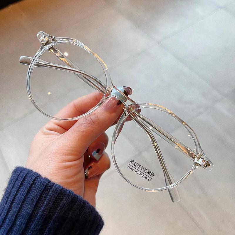 Luxury Brand Round Reading Glasses Ultralight Frame Blue Light Blocking Eyeglasses Women Men Rice Nail Prescription Glasses +2.5