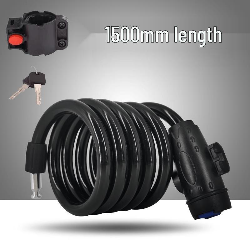 Lishi Anti-theft Steel Cable Bike Lock