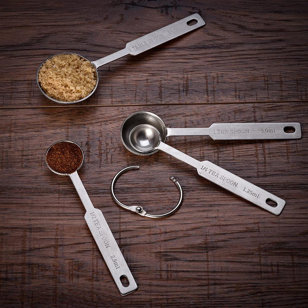 Metal For Measure Cooking Baking Accurate Cooking Tablespoon Measuring Spoons Coffee Scoop Teaspoon