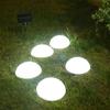 5pcs Weatherproof Lawn Lamps Half Ball Shaped Cobblestone Lamp  Outdoor Garden Lawn