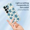 For Samsung Galaxy S25 Ultra Case Blue Turtle Pattern Printing Straight Edge TPU Phone Back Cover