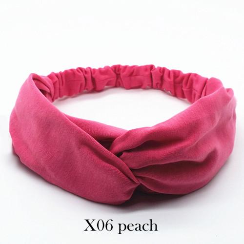 

Хлопковая витая повязка на голову для женщин, однотонная эластичная повязка на голову с узлом, спортивная повязка на голову для йоги, тюрбан, повязки на голову, аксессуары для волос