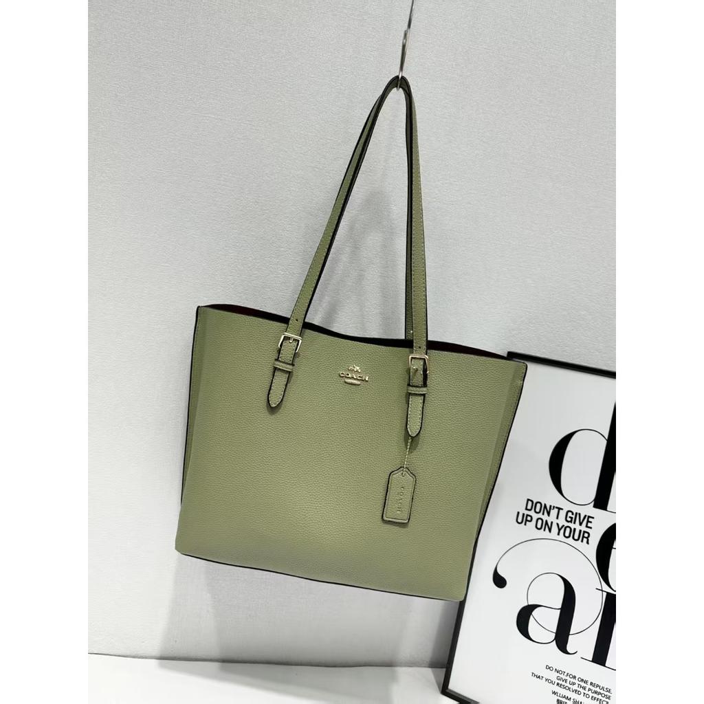 Fashion Coach C Home Women's Bag Mollie Large Pietot Bag Large Capacity Old Flower One Shoulder Handheld Shopping Bag
